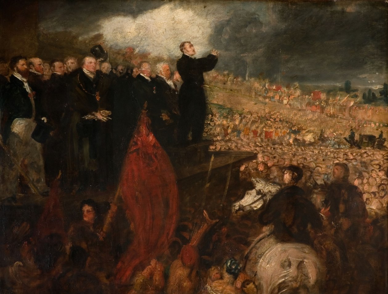Treffen der Birmingham Political Union, 1832-33 von Benjamin Robert Haydon