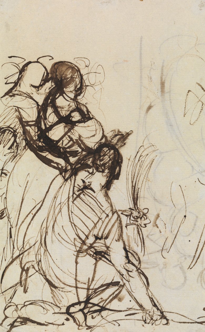 Studie für, Christi Einzug in Jerusalem von Benjamin Robert Haydon