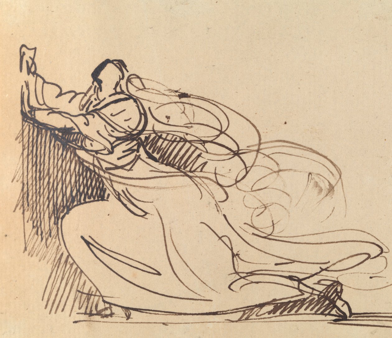 Studie einer Frau, die auf Knien fleht von Benjamin Robert Haydon