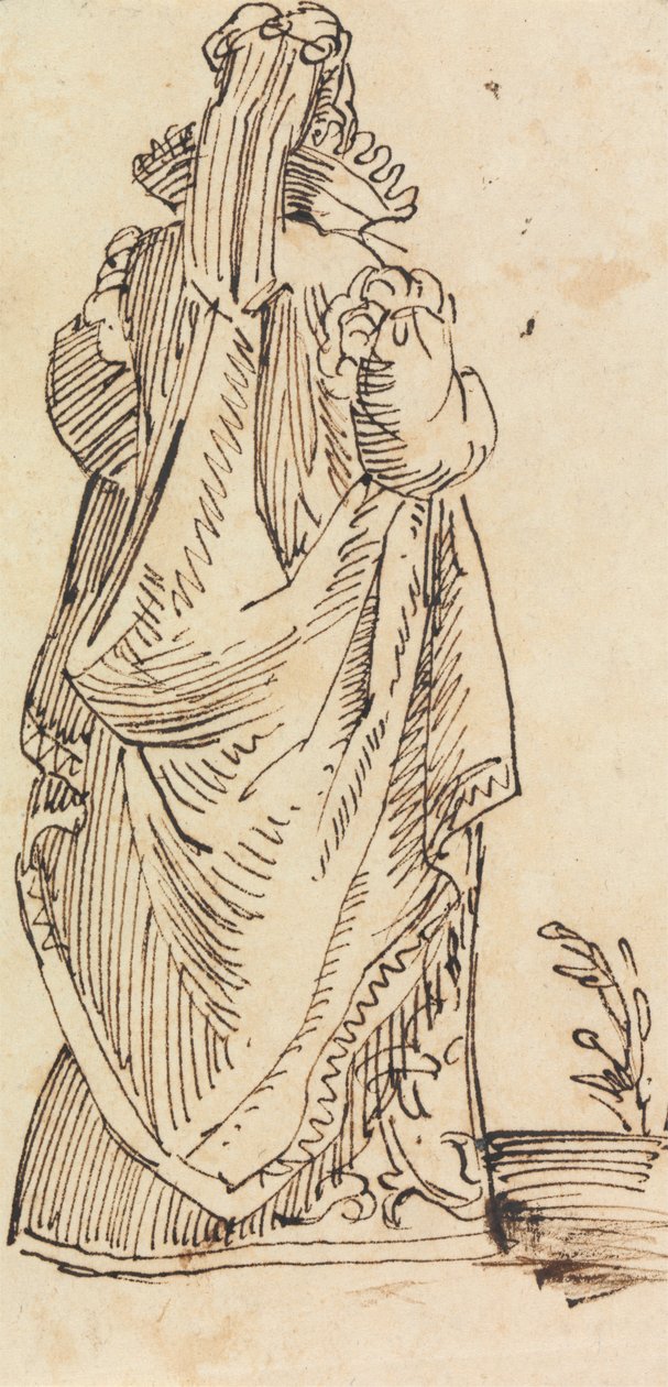 Studie einer Frau von hinten von Benjamin Robert Haydon