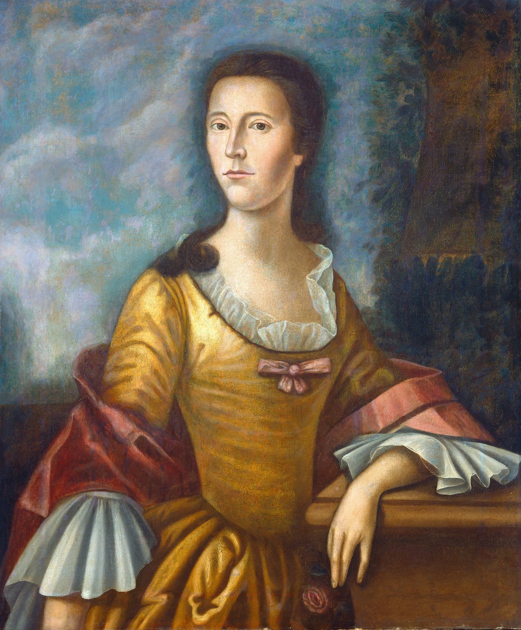 Mary Bethel Boude (Frau von Samuel Boude) von Benjamin West