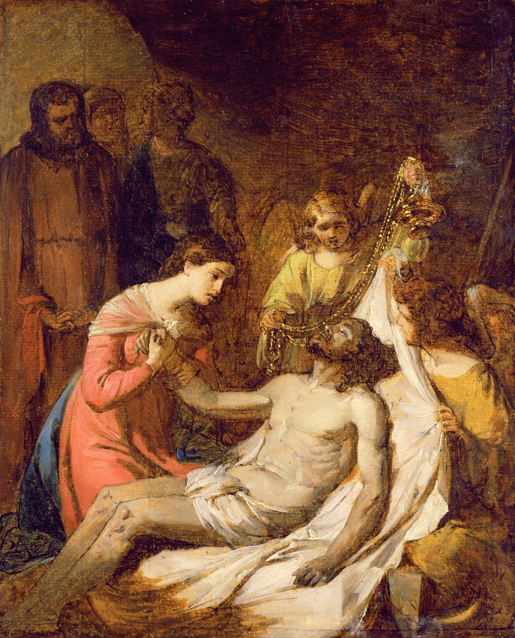 Studie der Beweinung Christi von Benjamin West