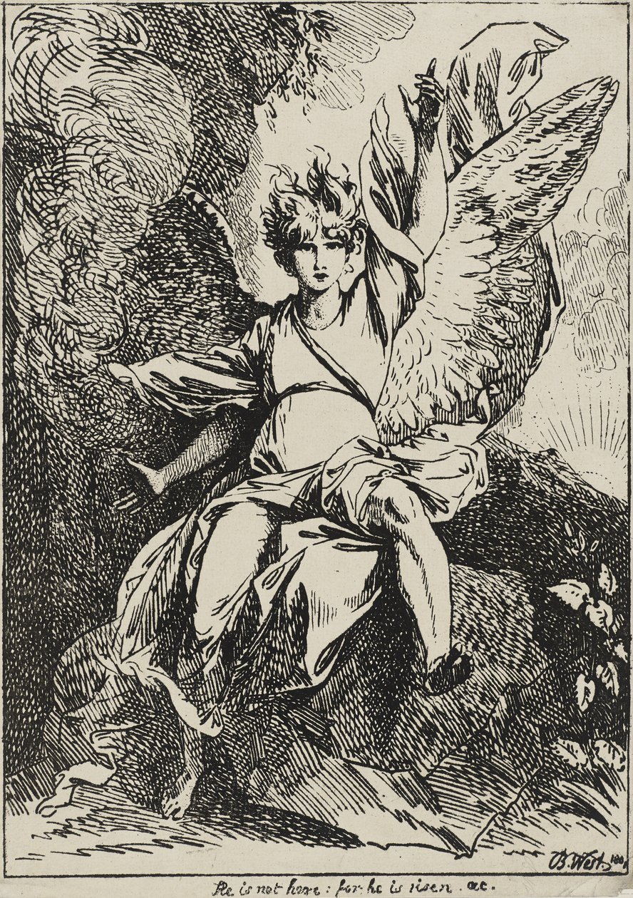 Der Engel der Auferstehung, 1801 von Benjamin West
