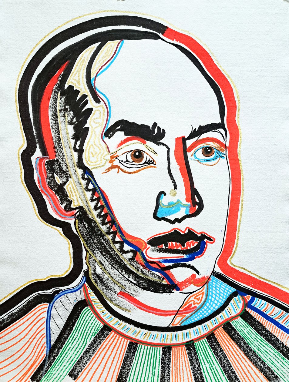 Surportrait: Isamu Noguchi 1 von Benoit Erwann Boucherot