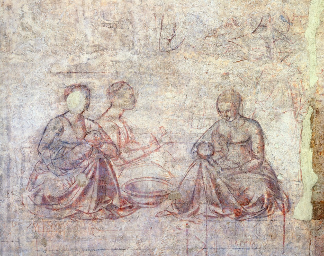 Geschichten von Jakob und Esau (Detail) von Benozzo di Lese di Sandro Gozzoli