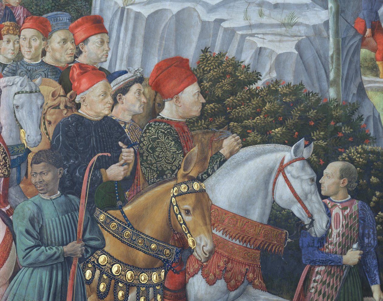 Die Reise der Heiligen Drei Könige von Benozzo di Lese di Sandro Gozzoli