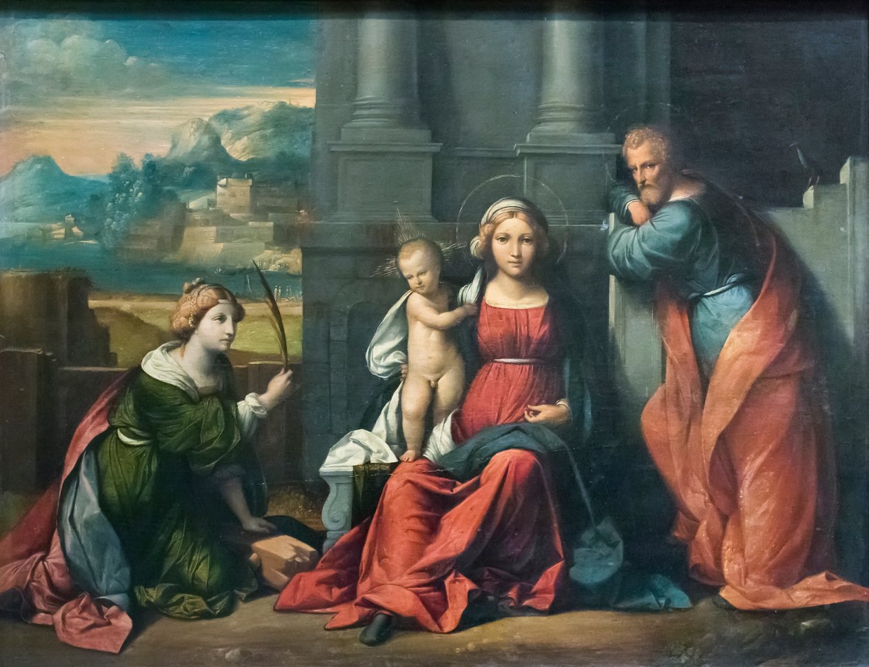 Heilige Familie von Benvenuto Tisi da Garofalo