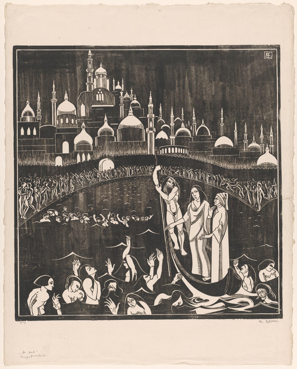Die Hölle von Bernard Essers (signed by artist)
