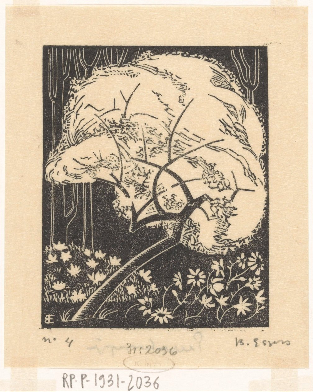 Das fünfte Buch der Strophen von Bernard Essers (signed by artist)