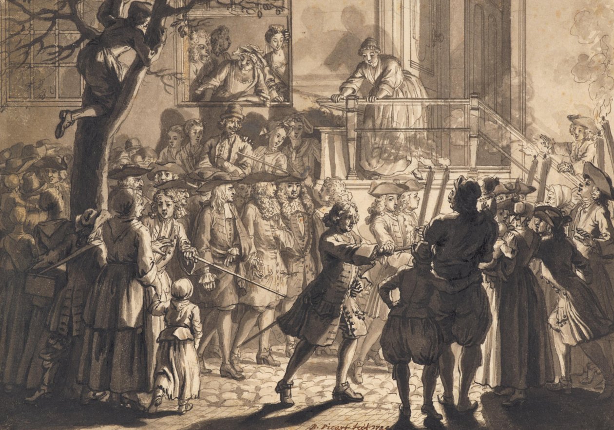 Prozession der Bräutigame des Gesetzes von Bernard Picart