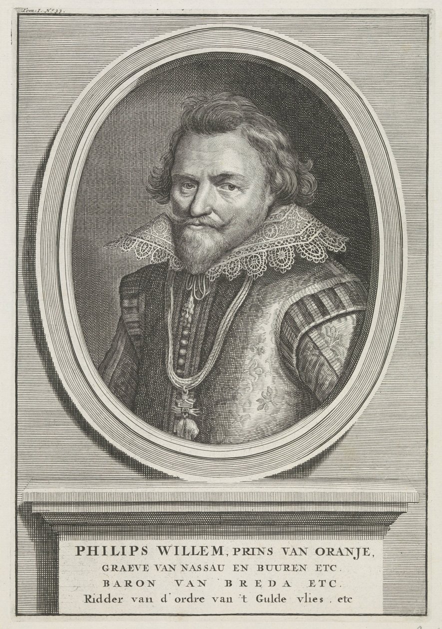 Porträt von Philipp Wilhelm, Prinz von Oranien von Bernard Picart