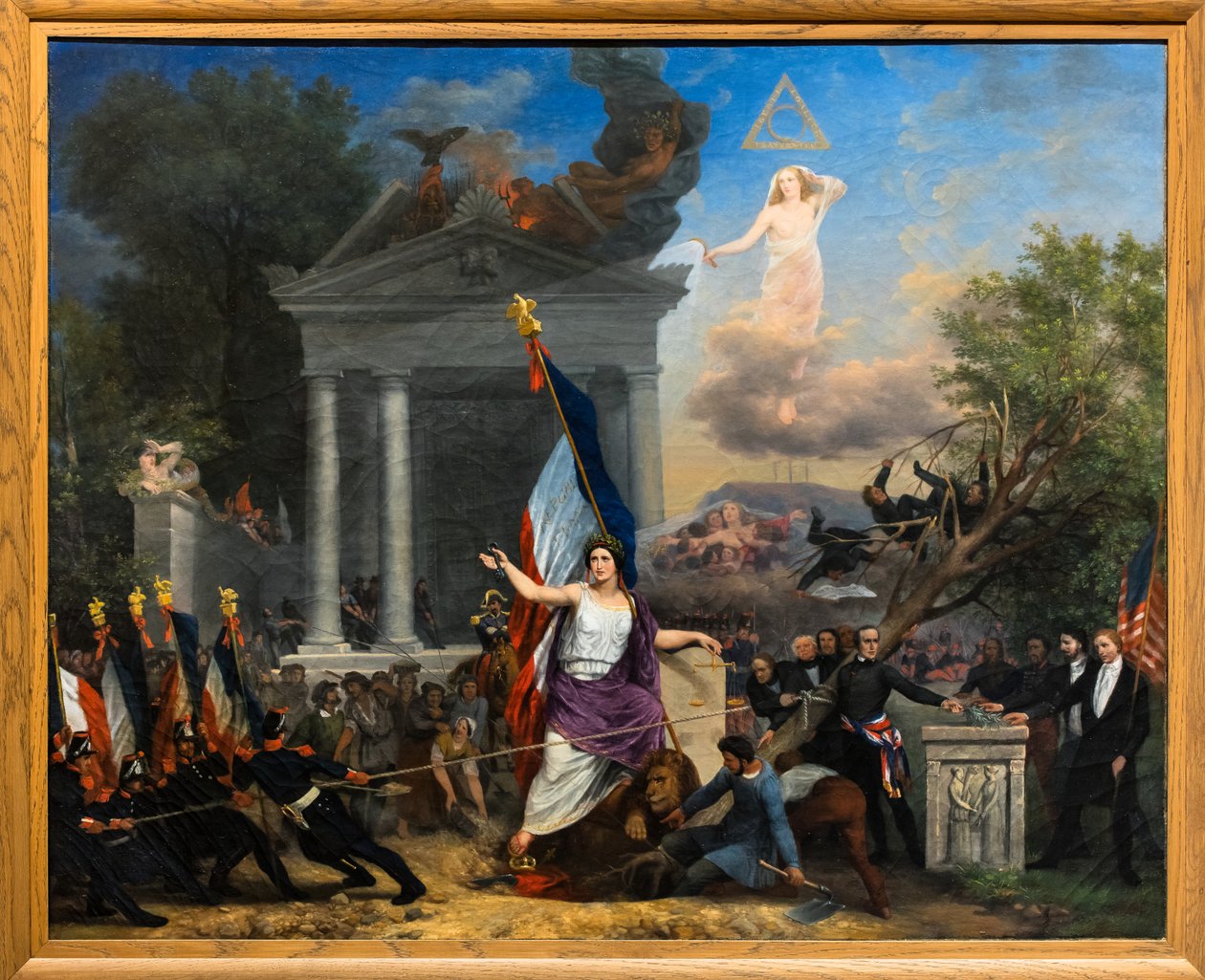 Der Freiheitsbaum, vor 1832 von Bernard Prosper Debia