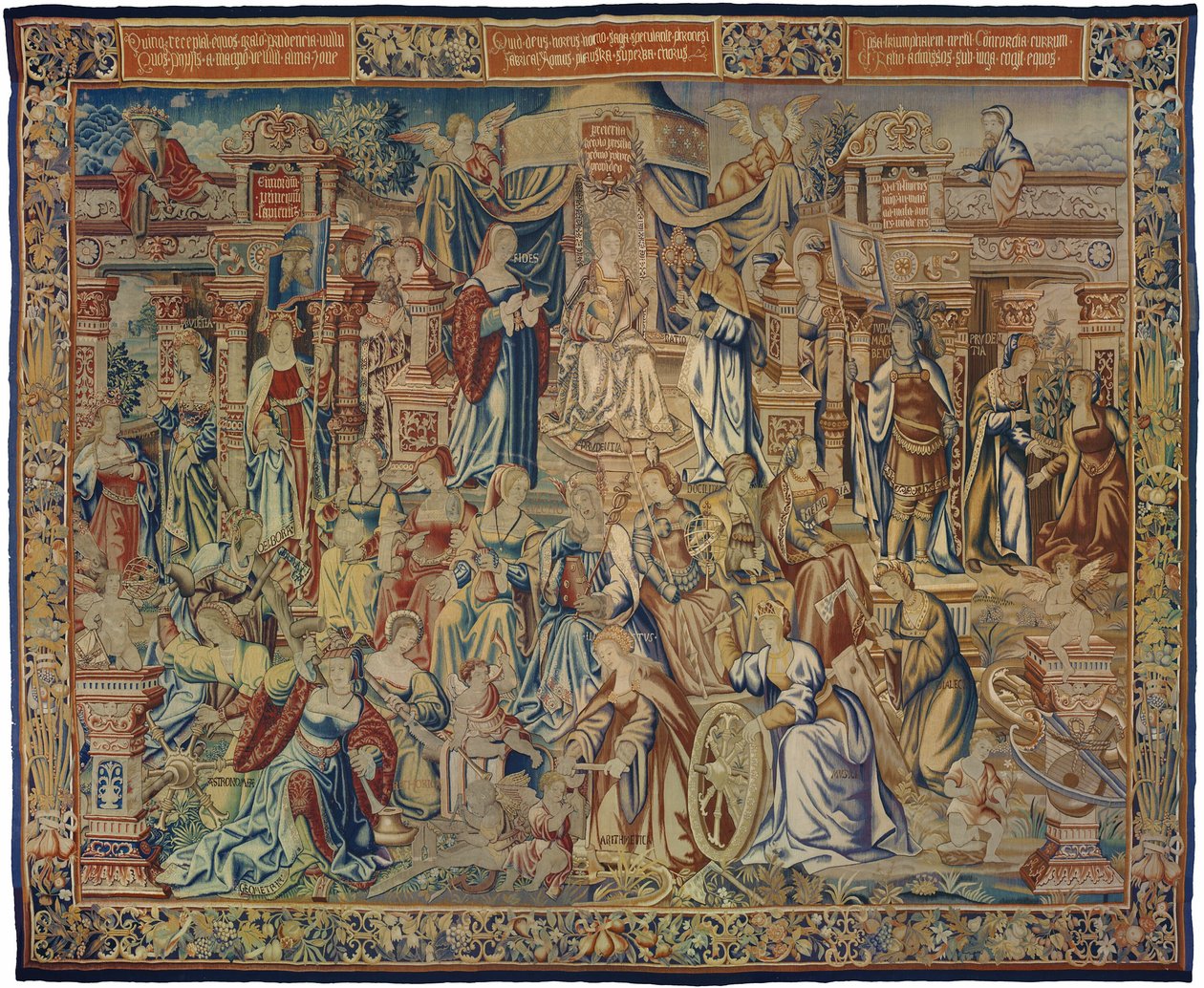Prudentia (Klugheit), aus Los Honores von Bernard van Orley