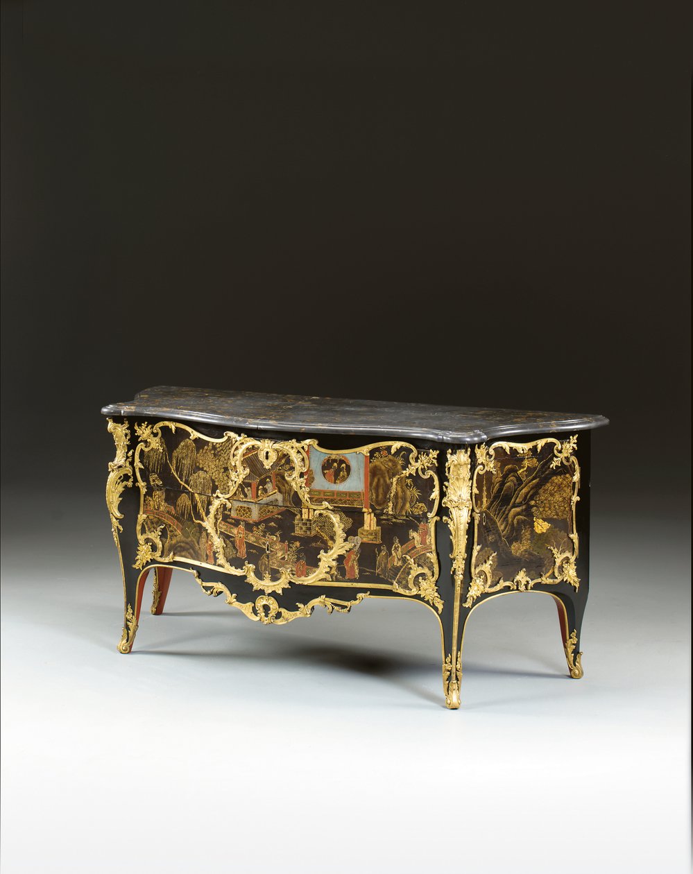 Louis XV Kommode, ca. 1740 von Bernard van Risamburgh