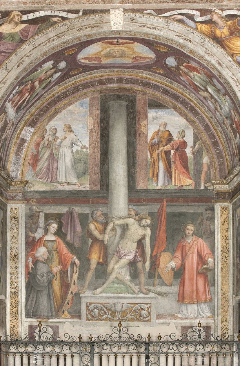 Heilige Katharina und Jesus Christus von Bernardino Luini