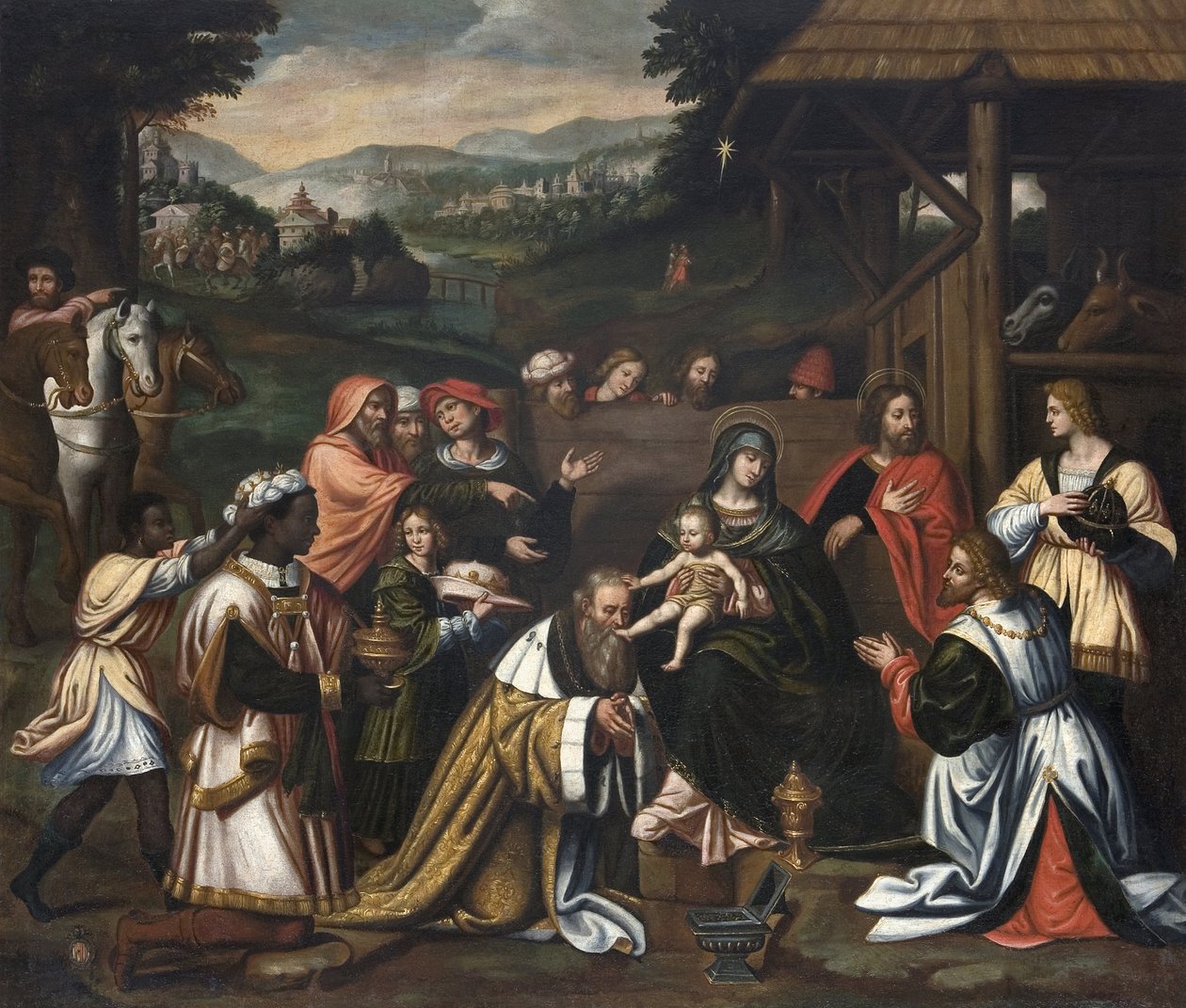 Anbetung der Könige von Bernardino Luini
