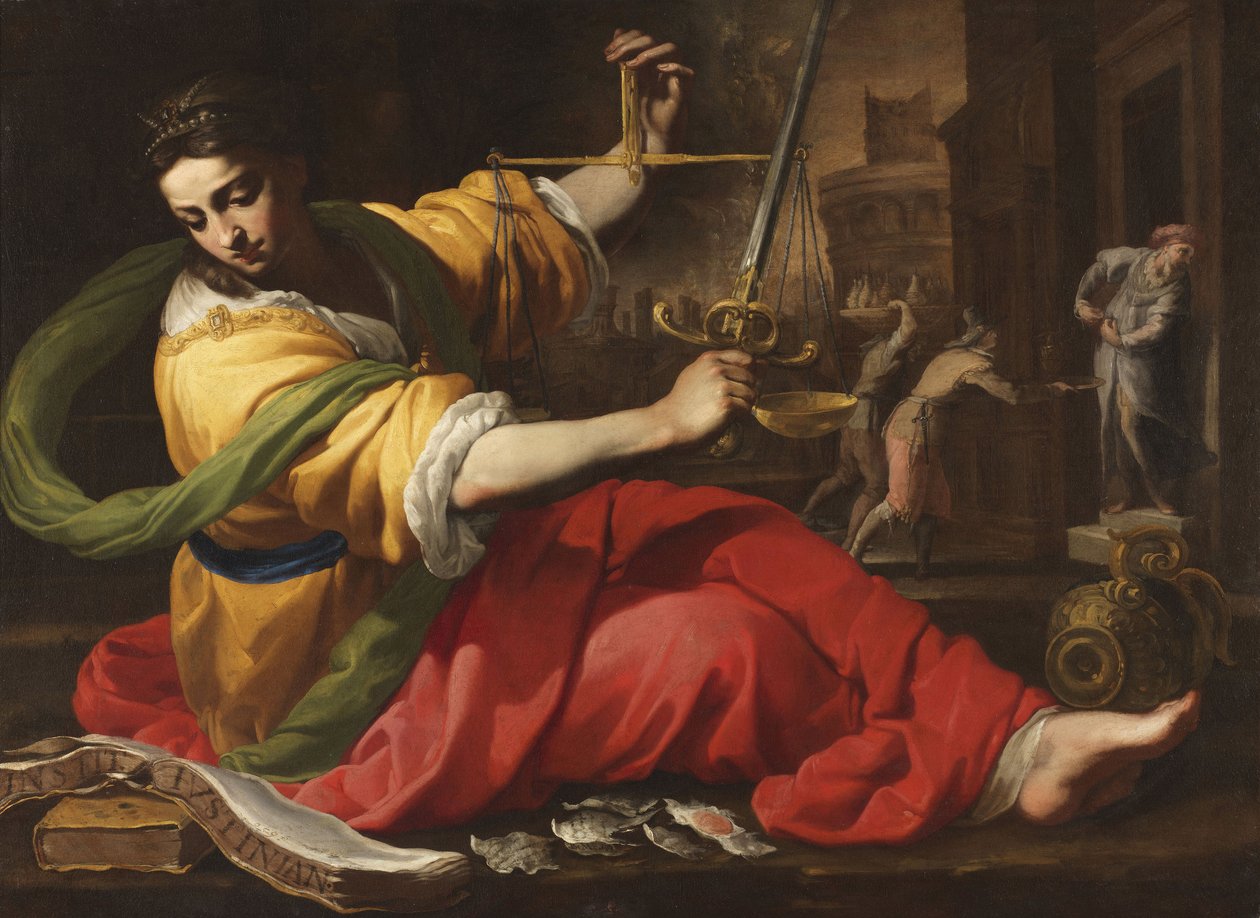 Allegorie der Gerechtigkeit von Bernardino Mei
