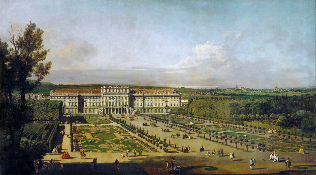 Kaiserliches Lustschloss Schönbrunn, Gartenfassade von Bernardo Bellotto