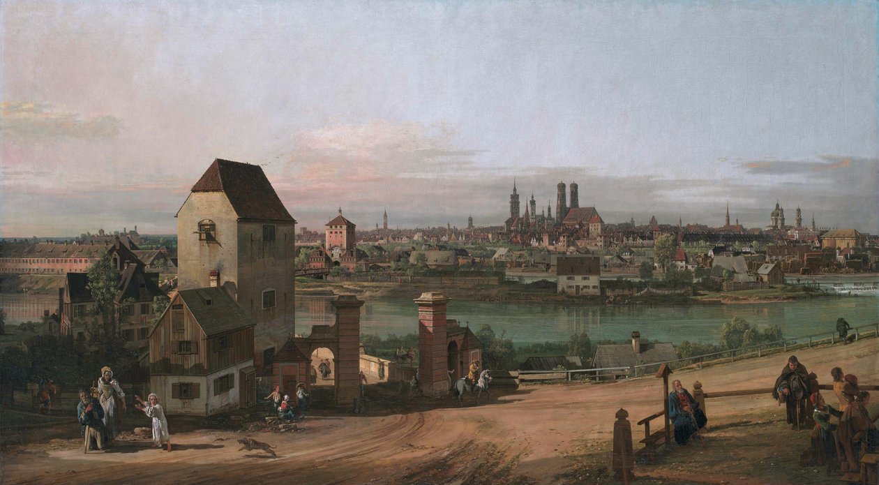 München von Heidhausen aus von Bernardo Bellotto
