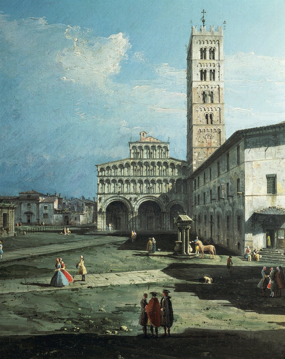 Piazza San Martino, Lucca von Bernardo Bellotto