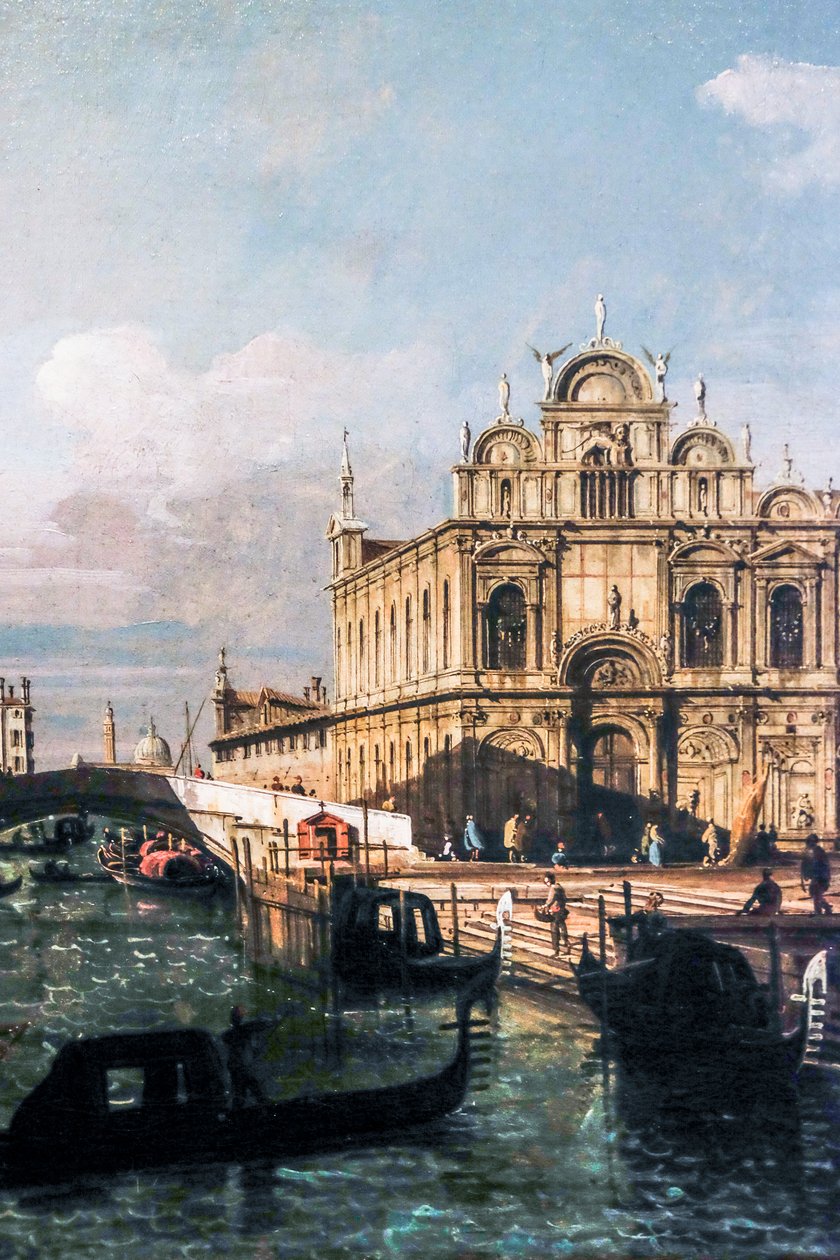 Der Rio dei Mendicanti und die Scuola di San Marco von Bernardo Bellotto