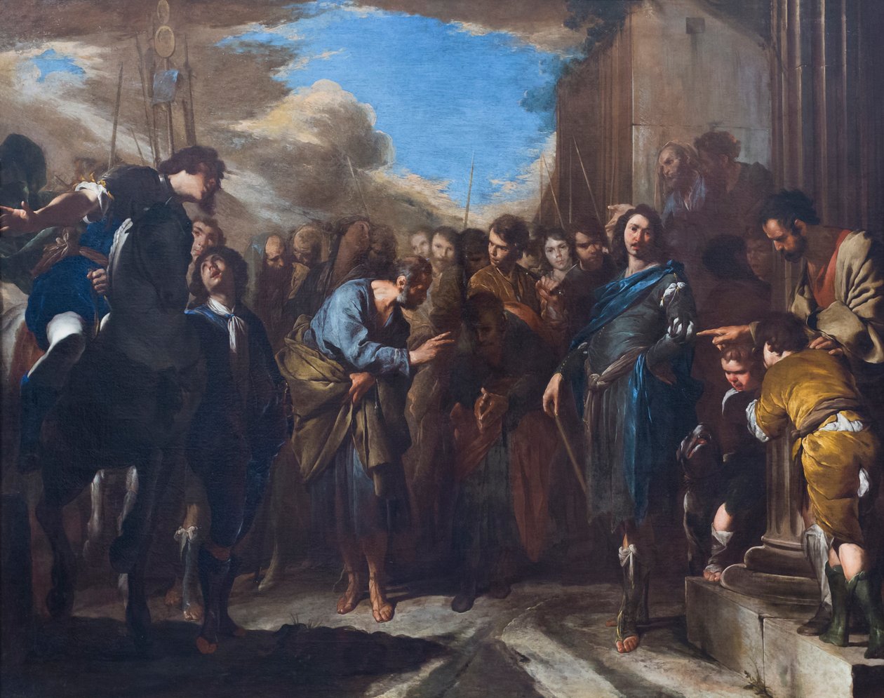 Der Abschied von St. Peter und St. Paul von Bernardo Cavallino