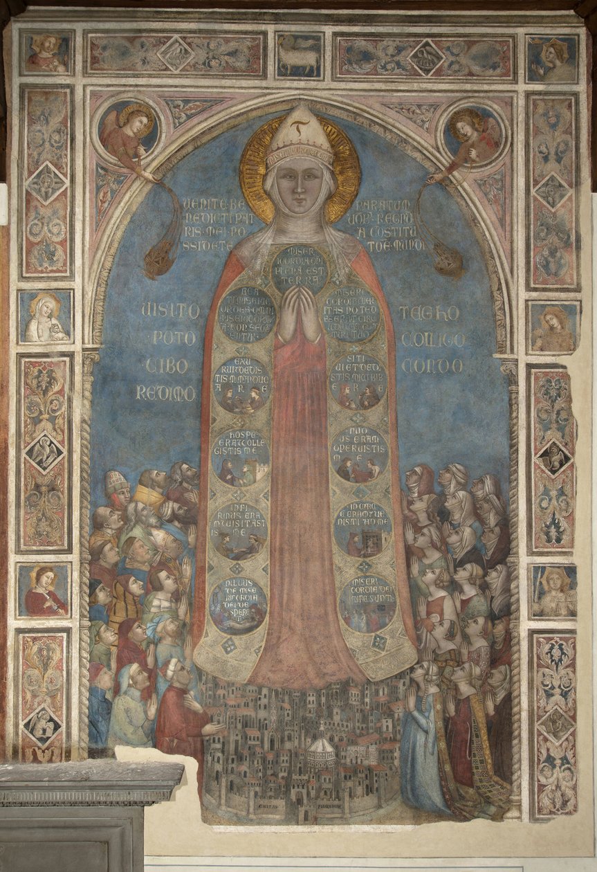 Madonna della Misericordia, 1342 von Bernardo Daddi