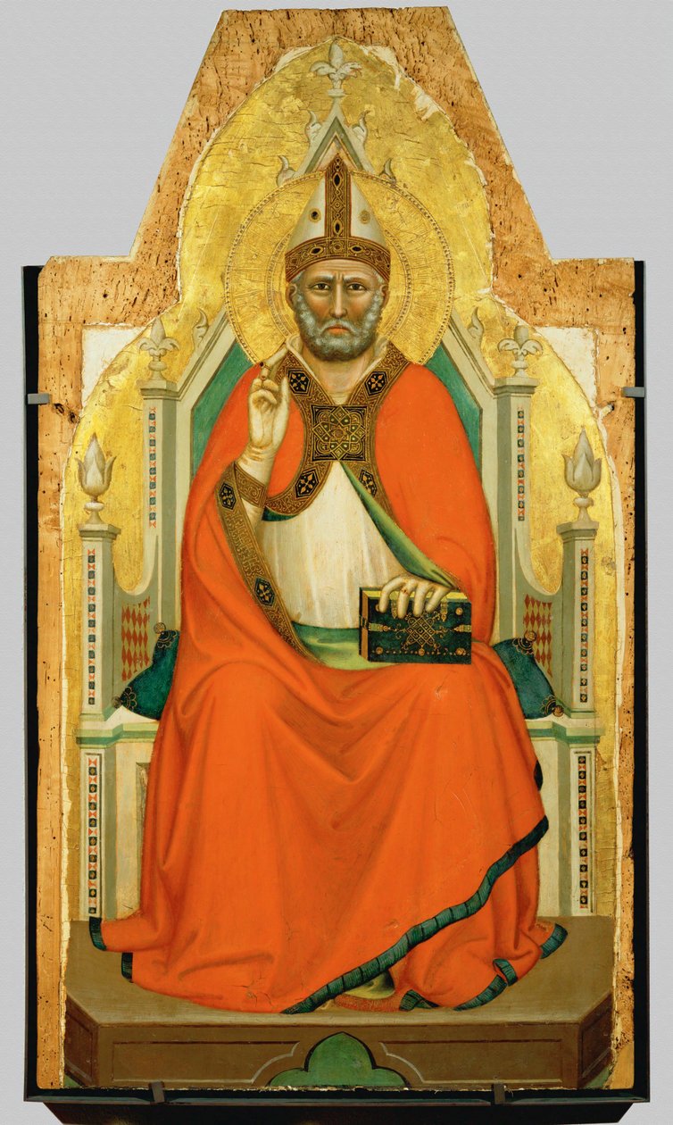 Heiliger Petrus oder ein heiliger Bischof von Bernardo Daddi