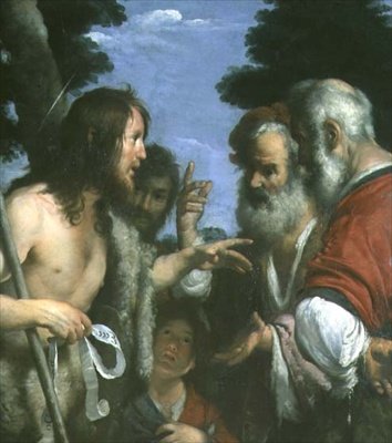 Die Predigt des Heiligen Johannes des Täufers, ca. 1644 von Bernardo Strozzi
