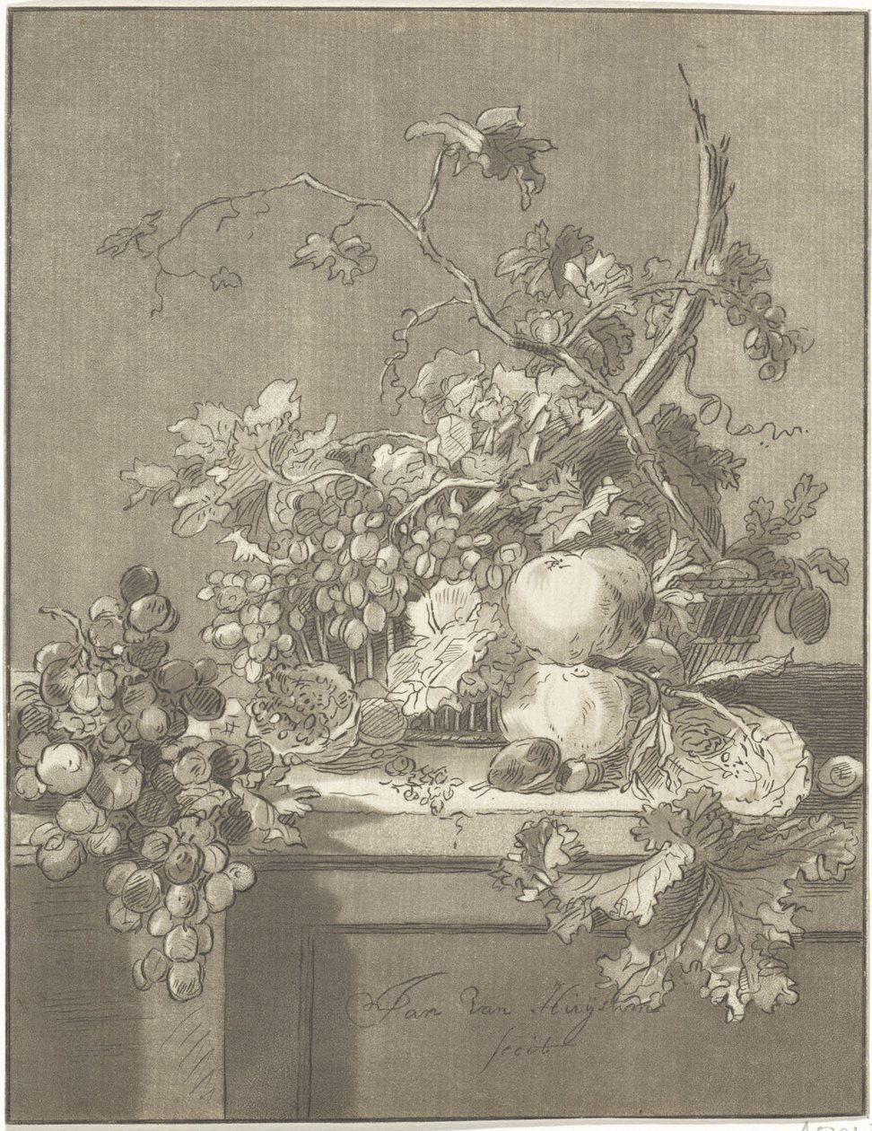 Korb mit Früchten von Bernhard Schreuder