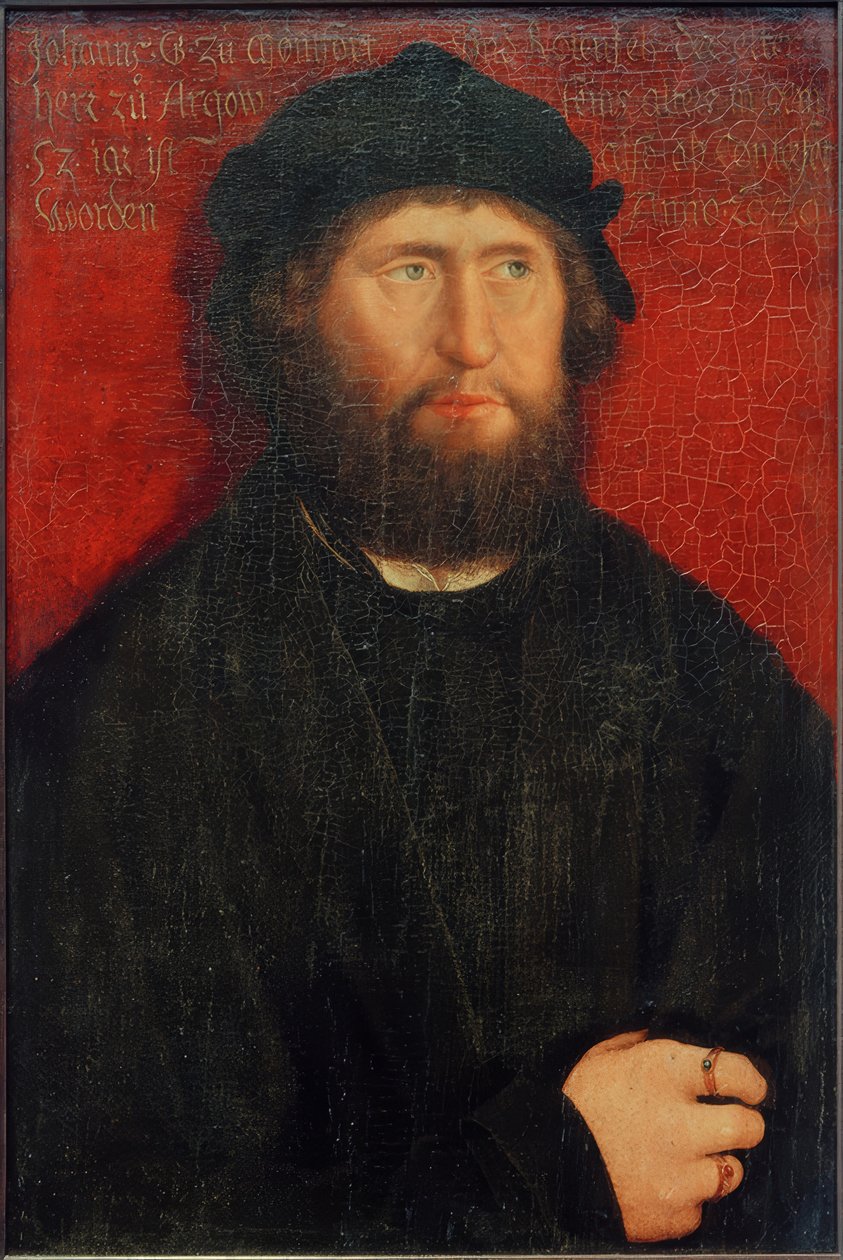 Bildnis des Johann I. Graf von Montfort-Rothenfels von Bernhard Strigel