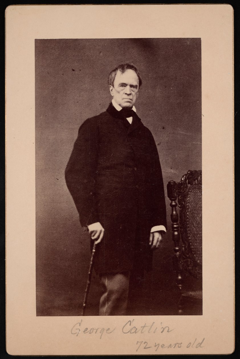 Porträt von George Catlin 1796-1872, ca. 1867 von Bernheim