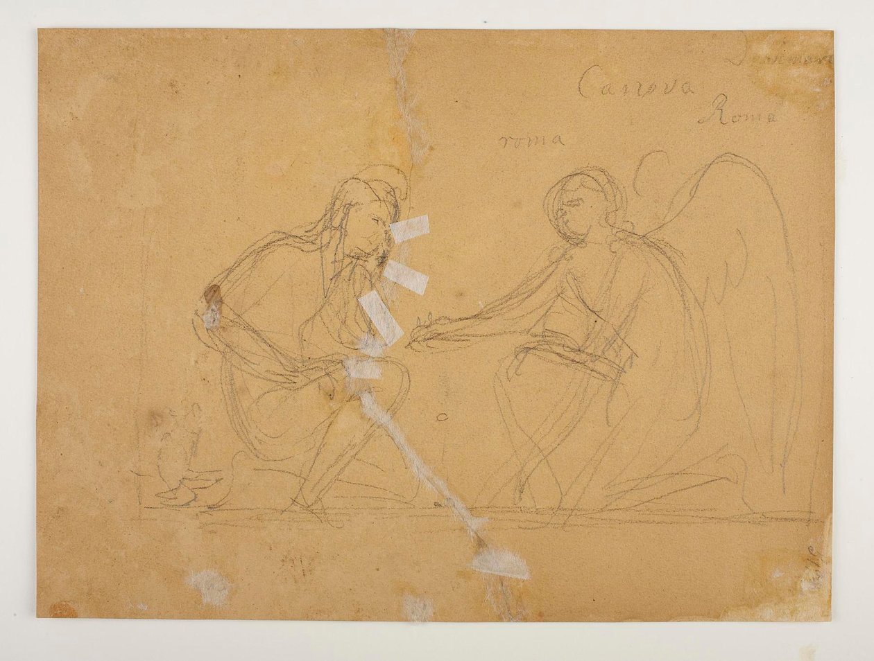 Cupid und Ganymede spielen Terre von Bertel Thorvaldsen