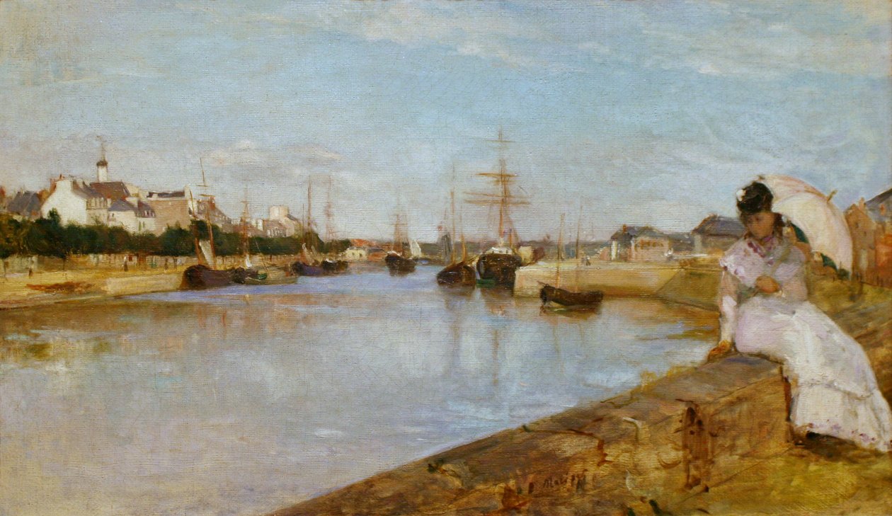 Der Hafen von Lorient von Berthe Morisot