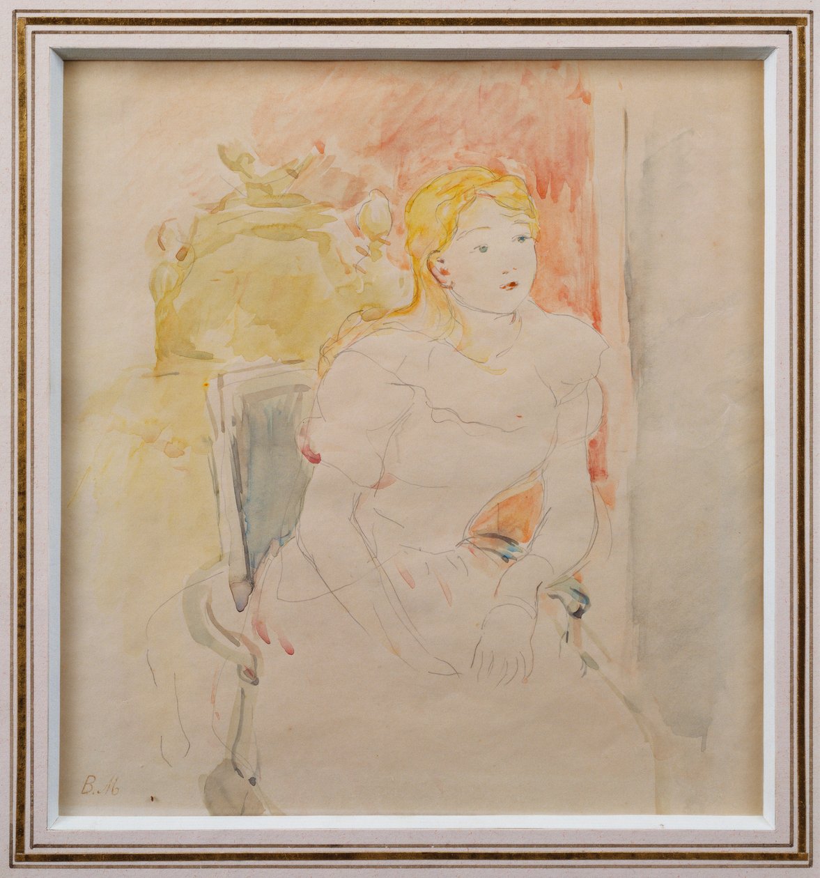 Julie sitzt von Berthe Morisot