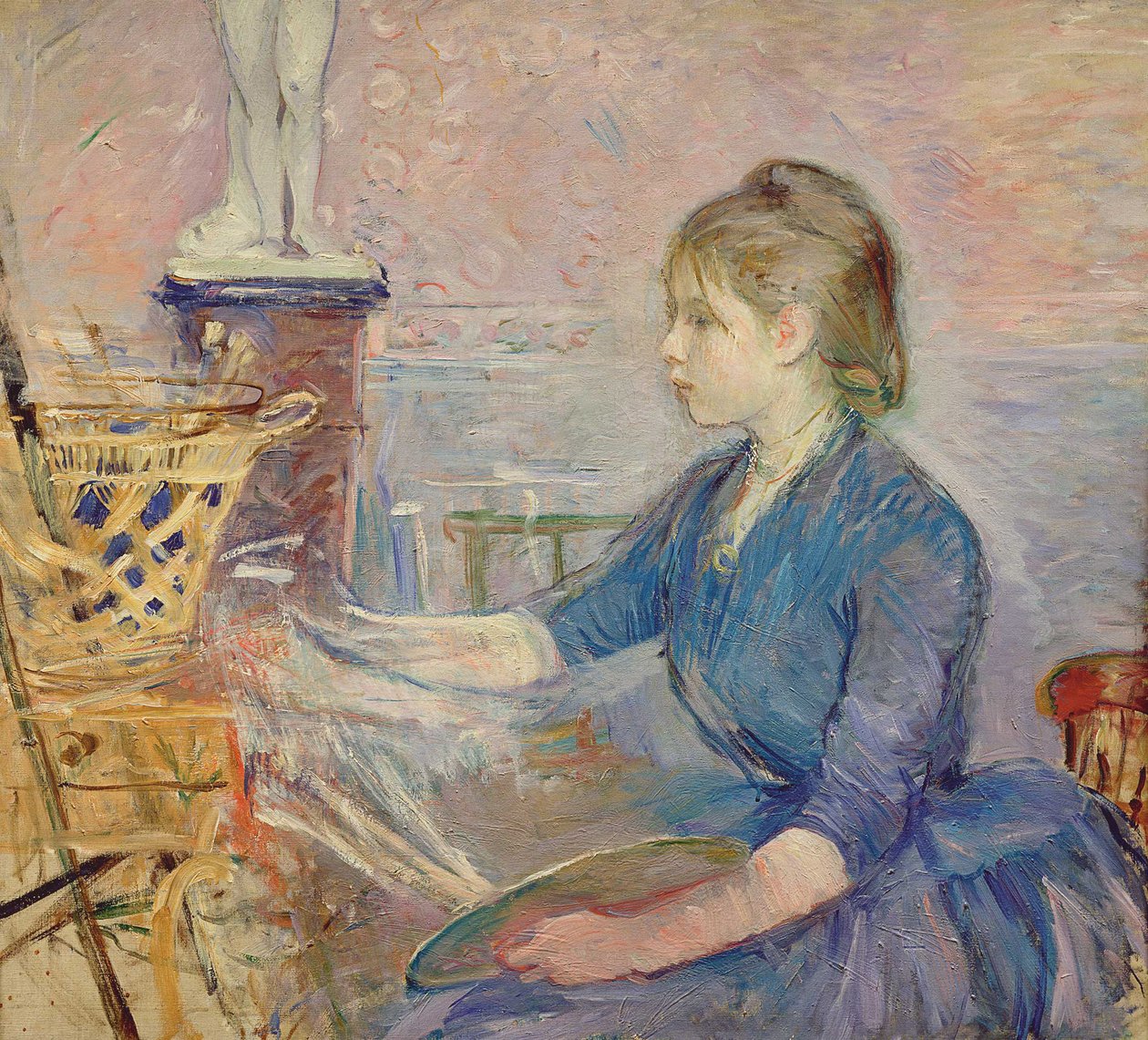Paule Gobillard malt von Berthe Morisot
