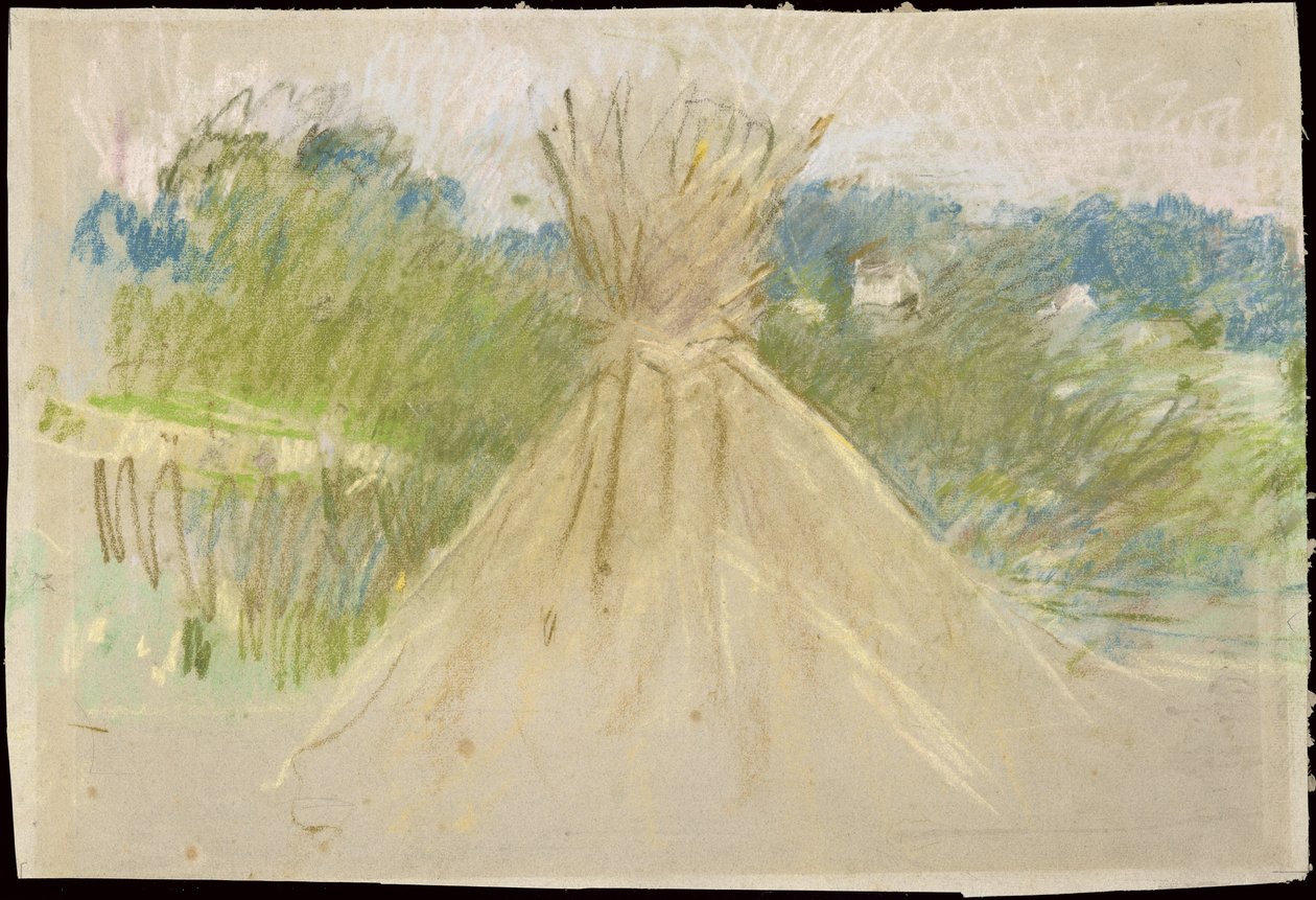 Der kleine Heuhaufen, 1882 von Berthe Morisot