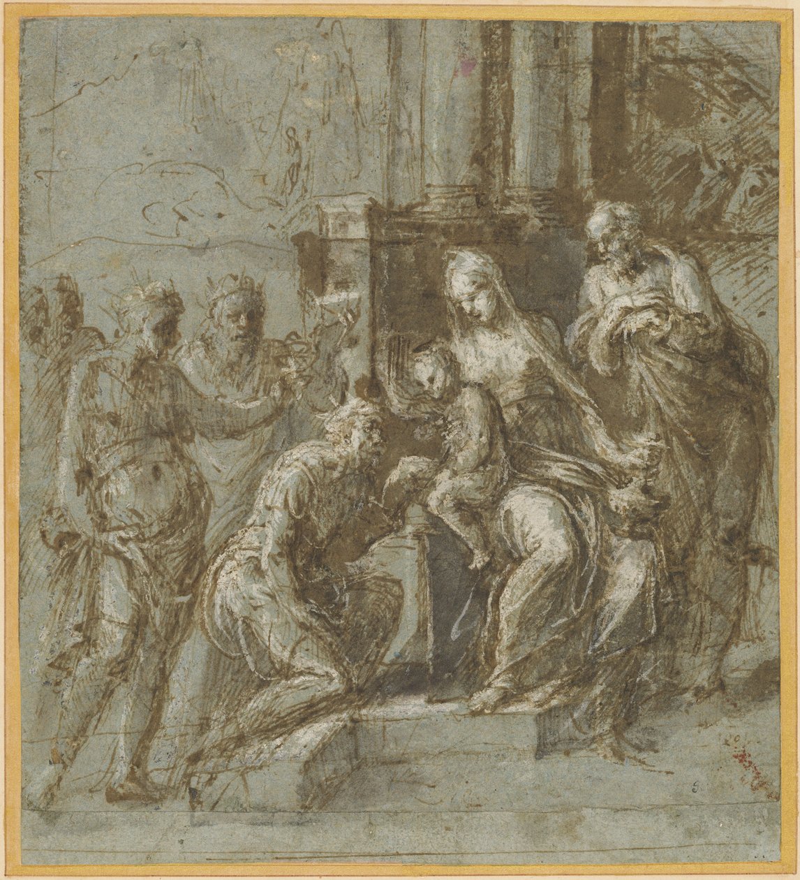 Die Anbetung der Könige von Biagio Pupini
