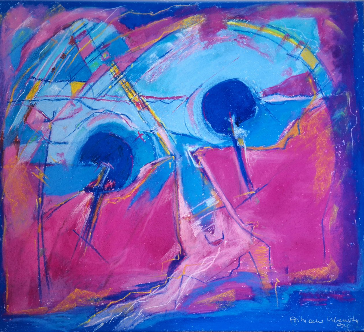 Landschaft in Geburt 1 von Bibiana Ulanosky