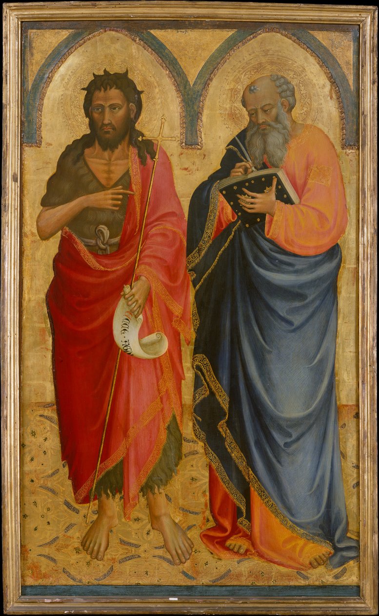 Heilige Johannes der Täufer und Matthäus von Bicci di Lorenzo