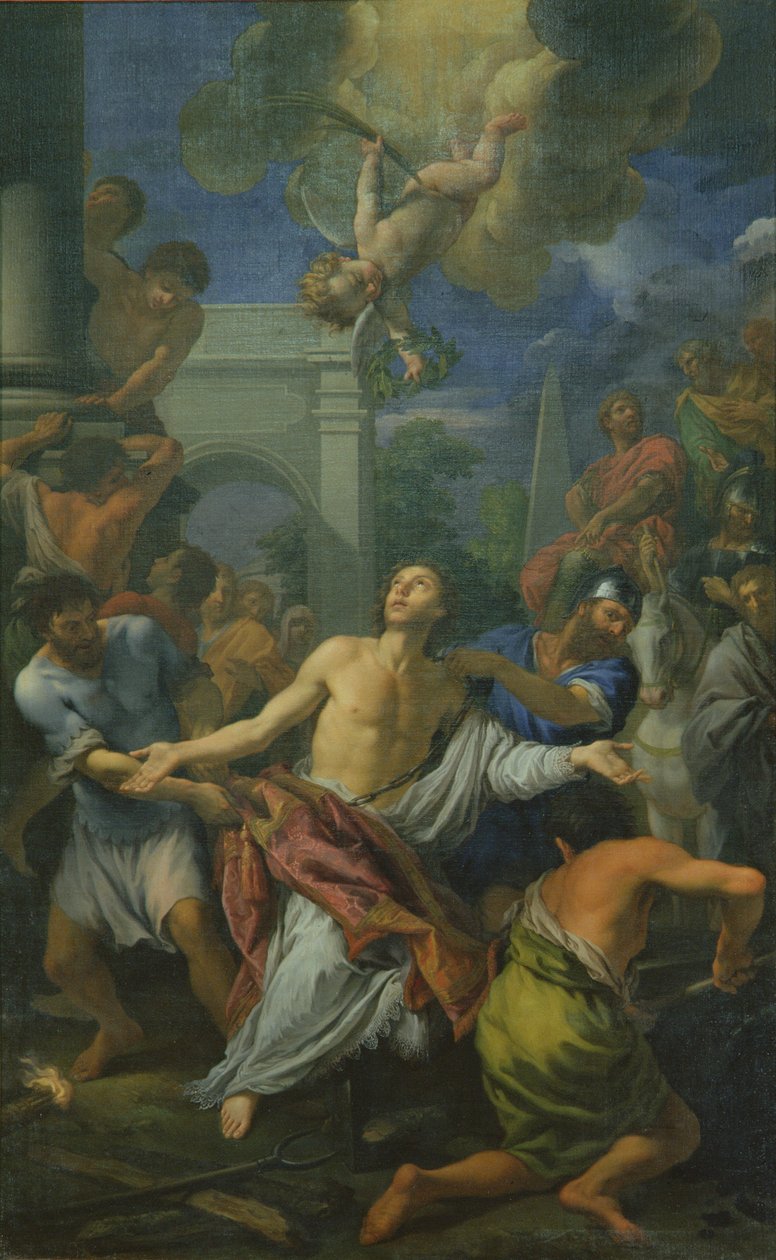 Das Treffen zwischen St. Antonius und St. Paulus von Bicci di Lorenzo