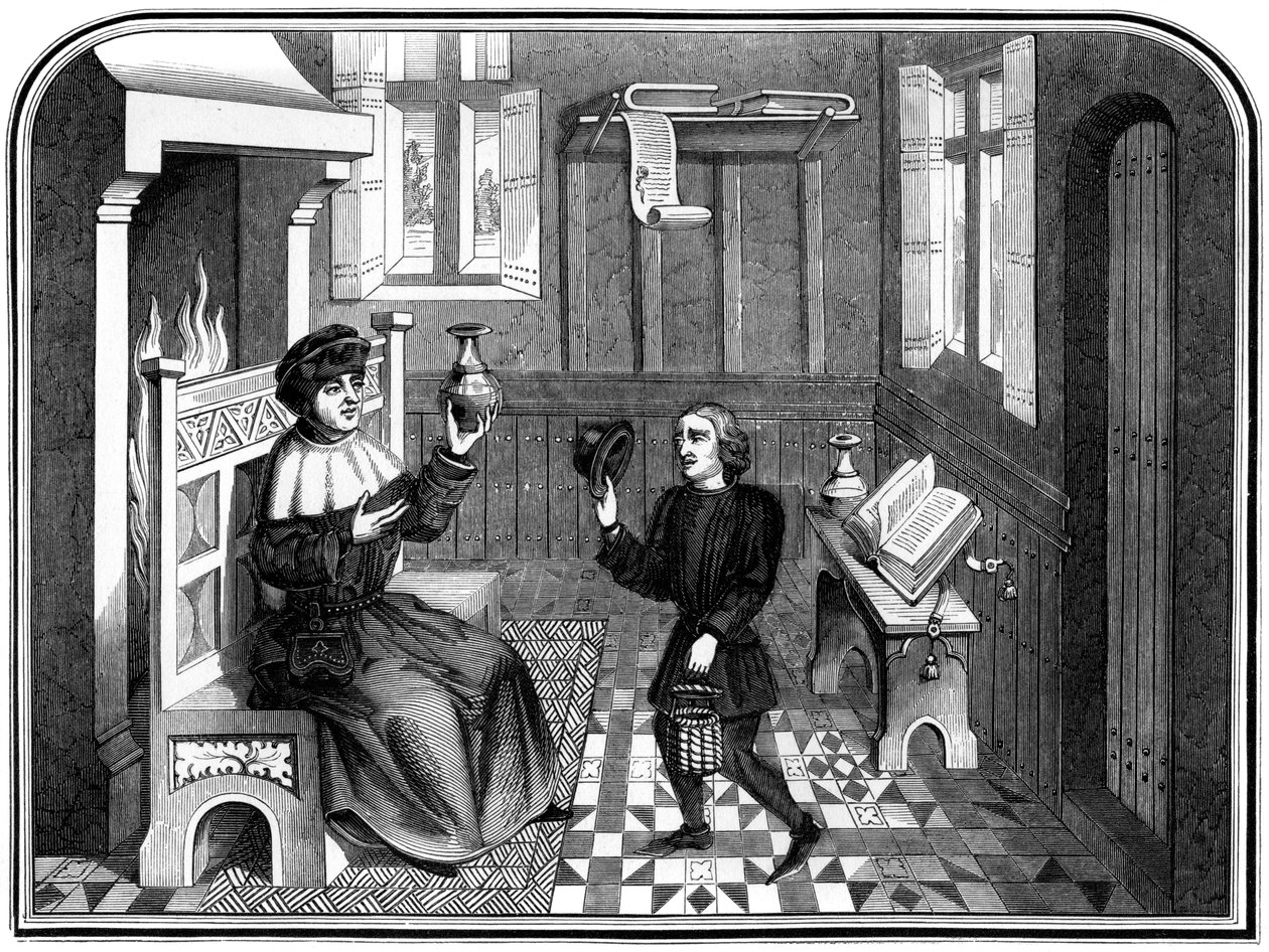 Im Haus des Arztes, 15. Jahrhundert 1849 von Bisson and Cottard