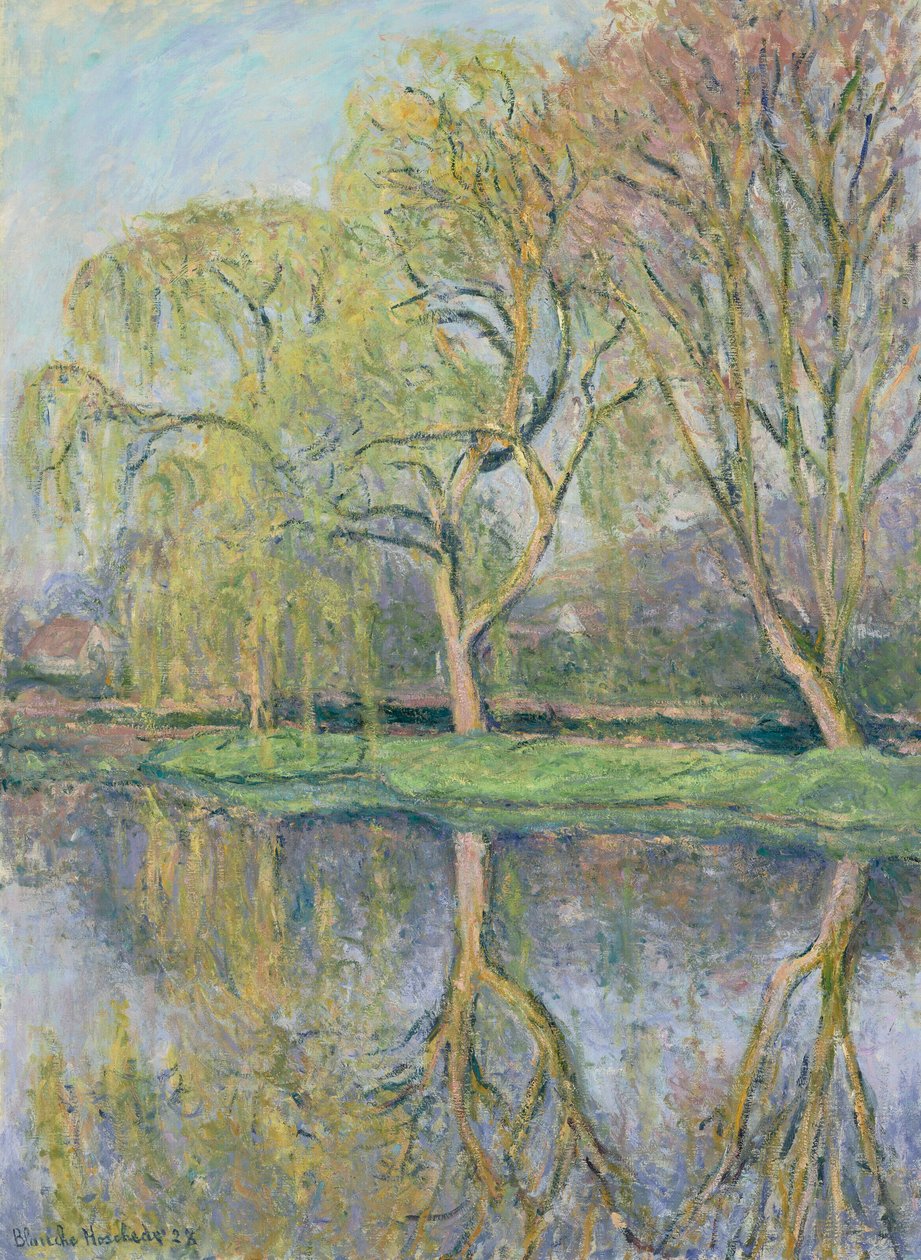 Der Frühling (Der Seerosenteich in Giverny) von Blanche Hoschede Monet