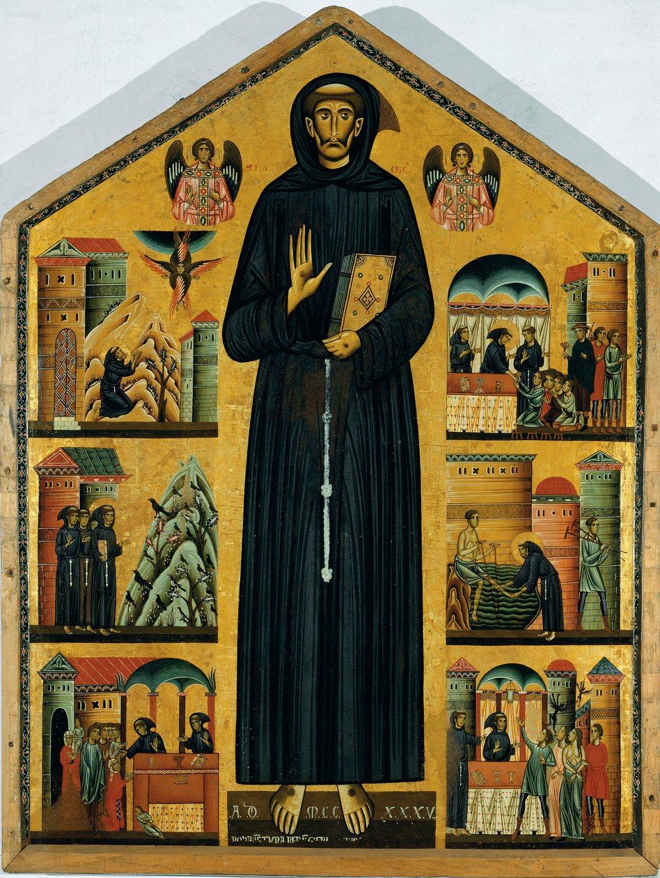 Leben des Heiligen Franz von Assisi von Bonaventura Berlinghieri