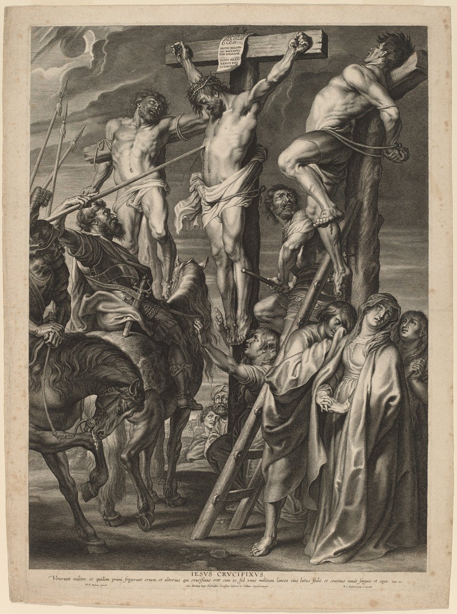 Der Lanzenstoß von Boëtius Adams Bolswert after Sir Peter Paul Rubens