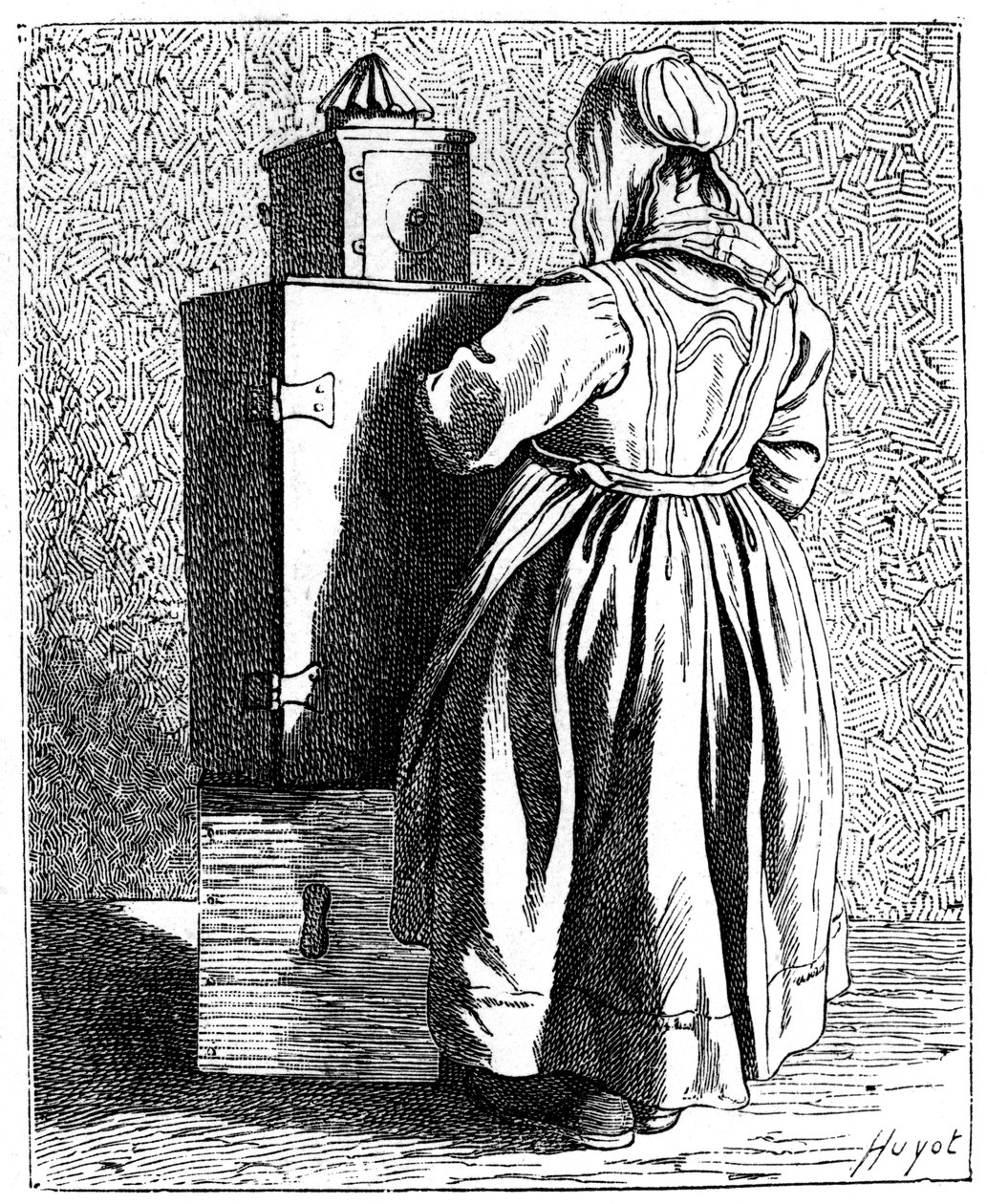 Eine Zauberlaterne, 1737-1742 von Bouchardon