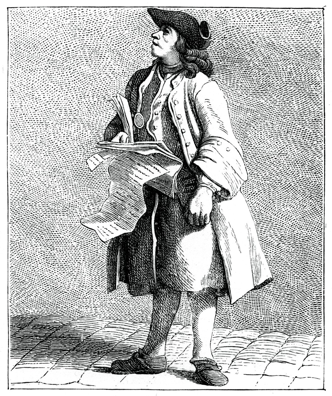 Die Liste der Gewinner in der Lotterie!, 1737-1742 von Bouchardon
