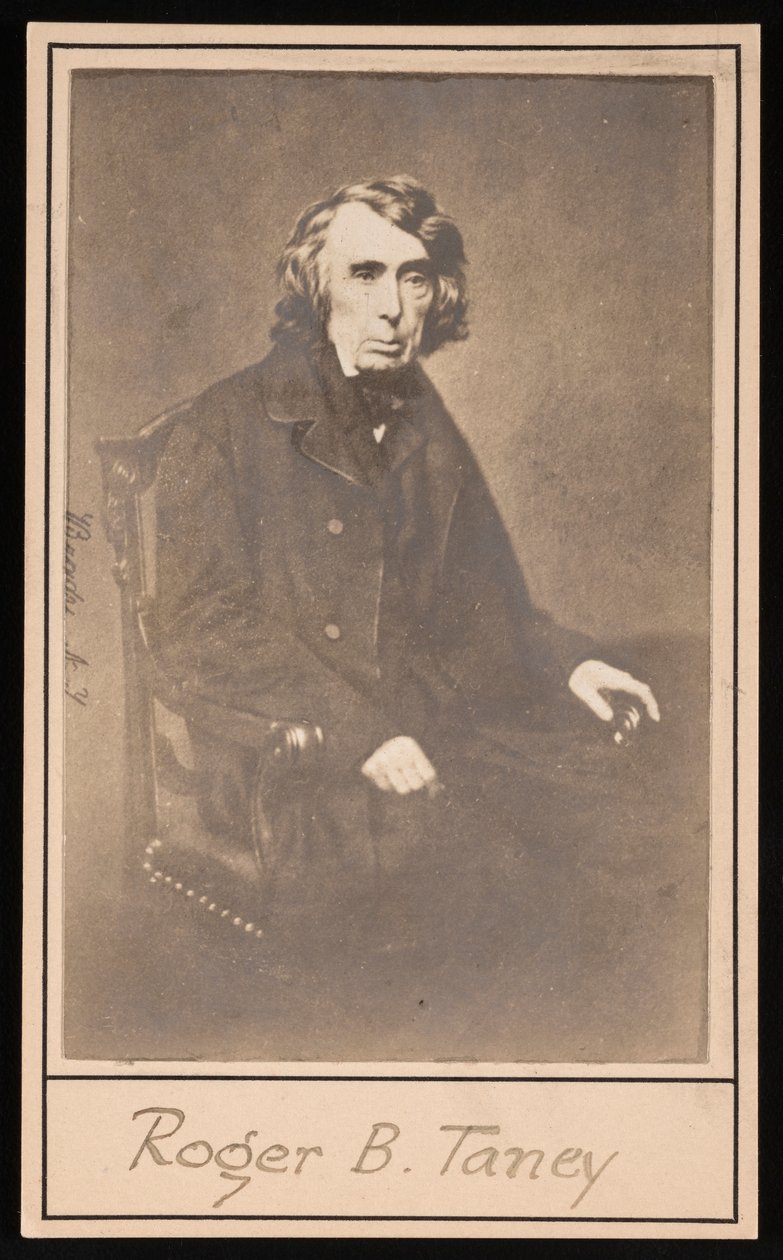 Porträt von Roger Brooke Taney 1777-1864, vor 1864 von Brady