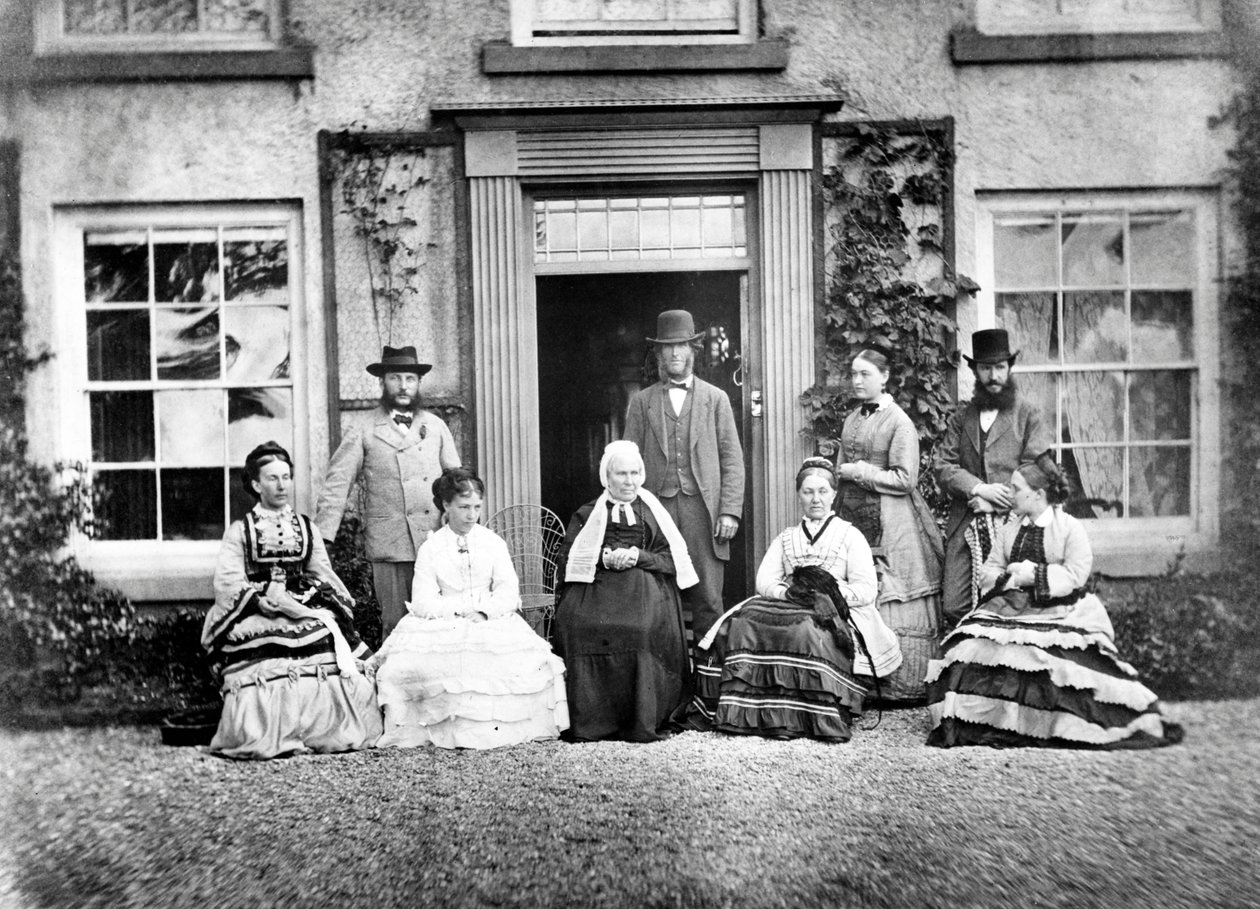 Viktorianisches Familienporträt von British Photographer