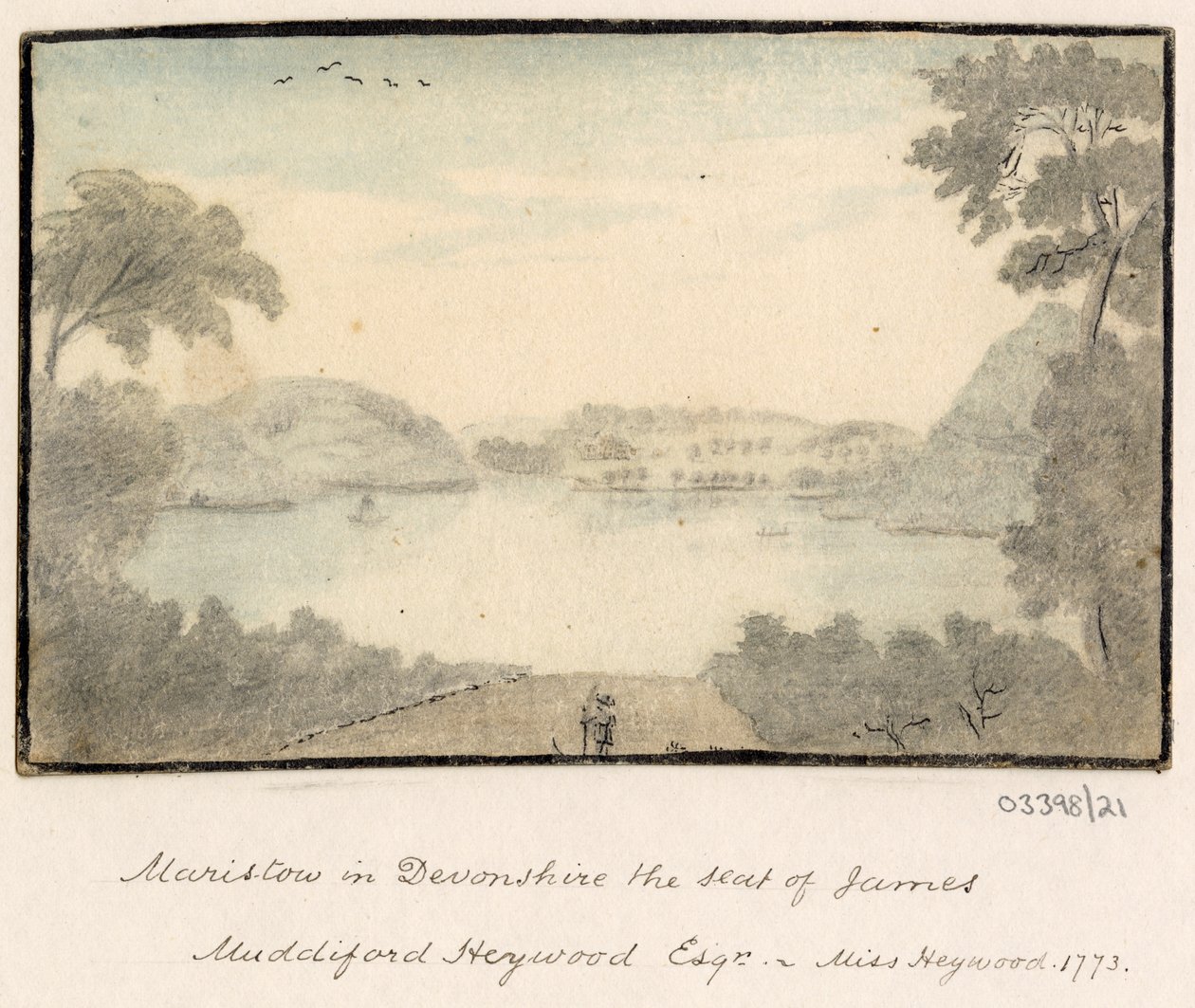 Eine Reihe von Skizzen, Ansichten in Großbritannien, dem Kontinent und Amerika 1772-1778 von British School